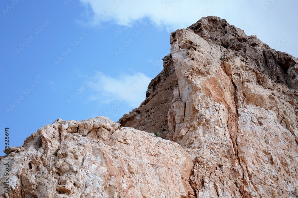 rock formation in the mountains