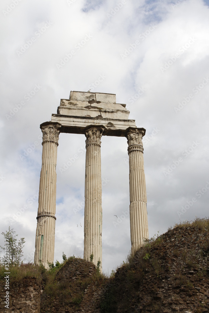 Temple of Castor and Pollux is an ancient temple in the Roman Forum, Rome, Italy