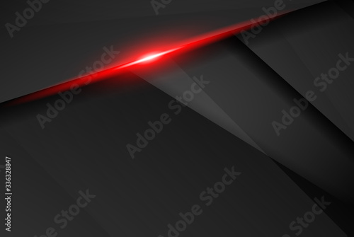 Abstract black technology concept design. Vector template background   abstract metallic red black frame layout design tech innovation concept background