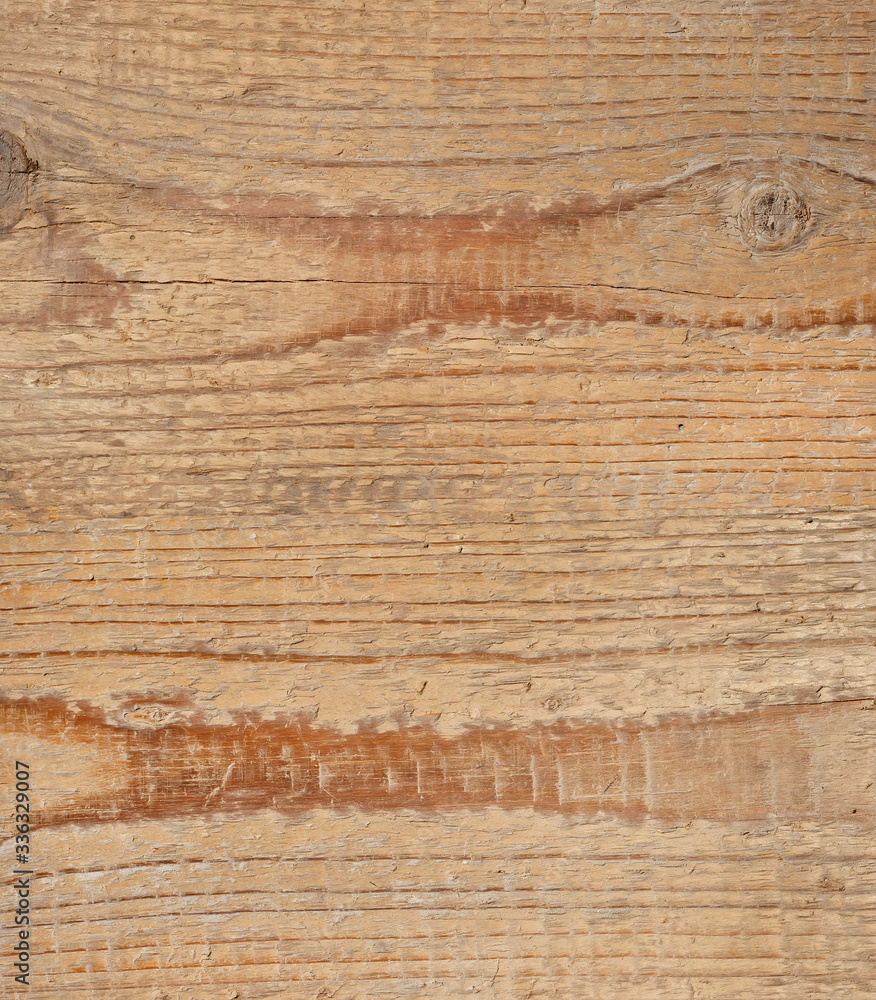 Texture of old board. Wooden scratched and dirty surface.