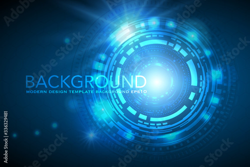 Vector abstract background shows the innovation of technology and technology concepts. Can be applied to your businesses.