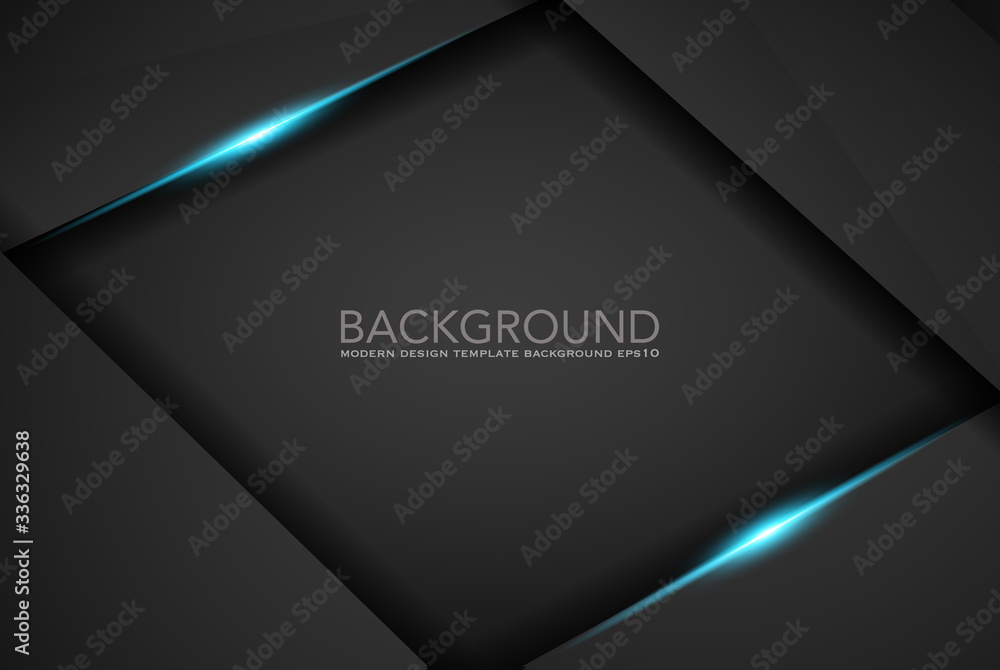 Fototapeta premium black abstract background pattern stripe paper material 3d render. business technology commercial sale concept layout with copy space