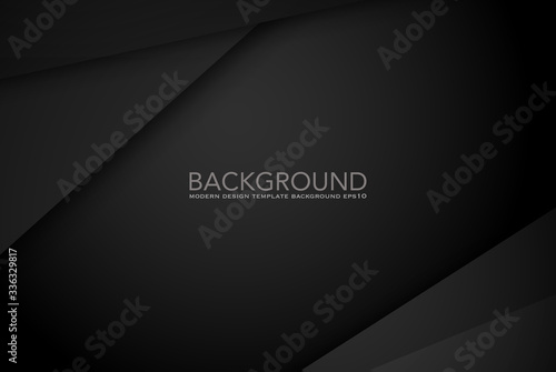 Fototapeta Naklejka Na Ścianę i Meble -  black abstract background pattern stripe paper material 3d render. business technology commercial sale concept layout with copy space