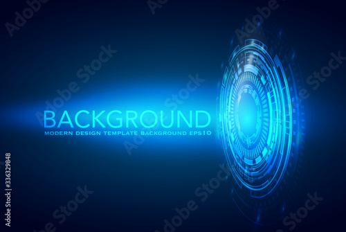 Vector abstract background shows the innovation of technology and technology concepts. Can be applied to your businesses.