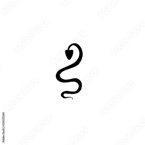 snake icon vector