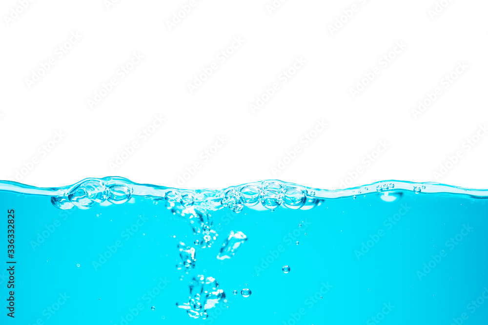 closed up of beautiful curve and nice bubble of drinking water isolated on white background closed up of beautiful curve and nice bubble of drinking water isolated on white background