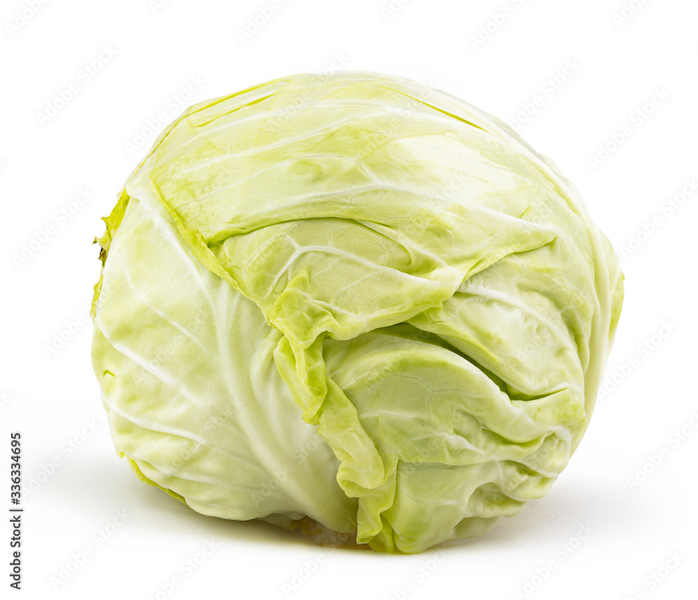 fresh cabbage isolated on white background fresh cabbage isolated on white background
