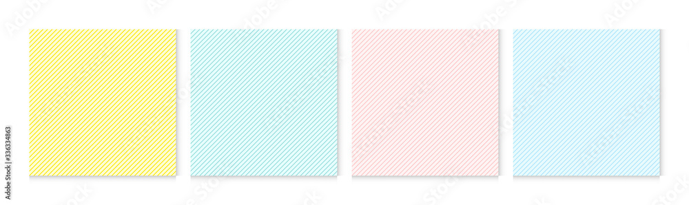 Background pattern seamless diagonal stripe abstract colorful pastel colors. Summer background design.