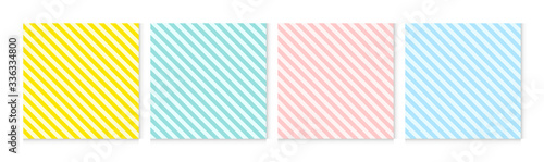 Background pattern seamless diagonal stripe abstract colorful pastel colors. Summer background design.
