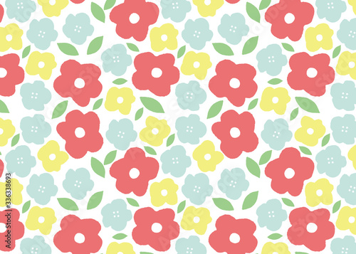 Wallpaper floral pattern