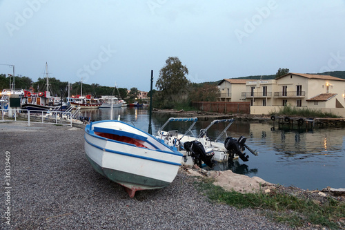 Hafen von Messonghi,, Korfu photo