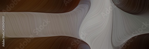 abstract colorful horizontal header with old lavender, very dark pink and very dark red colors. fluid curved flowing waves and curves