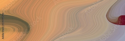 abstract dynamic banner design with rosy brown, old mauve and pastel brown colors. fluid curved flowing waves and curves