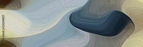 abstract surreal header with dark gray, dark slate gray and pastel gray colors. fluid curved lines with dynamic flowing waves and curves © Eigens