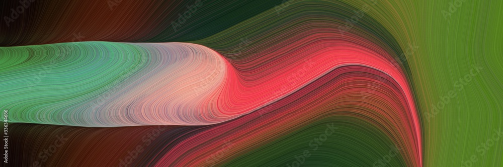 abstract decorative designed horizontal header with dark olive green, very dark green and indian red colors. fluid curved lines with dynamic flowing waves and curves abstract decorative designed horizontal header with dark olive green, very dark green and indian red colors. fluid curved lines with dynamic flowing waves and curves