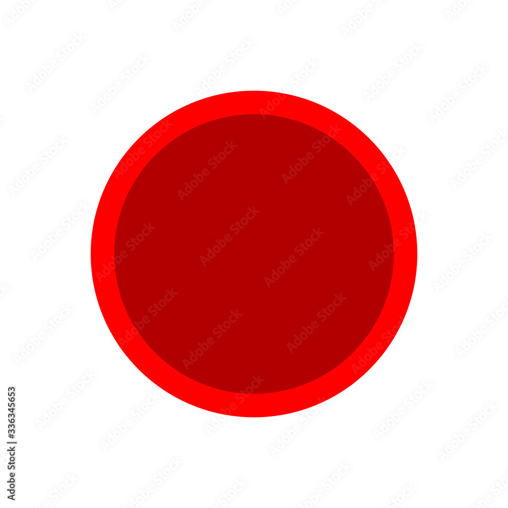 button circle shape red for buttons games play isolated on white, simple red buttons circle flat, round button red flat style icon sign for applications, modern buttons round for website or app button circle shape red for buttons games play isolated on white, simple red buttons circle flat, round button red flat style icon sign for applications, modern buttons round for website or app