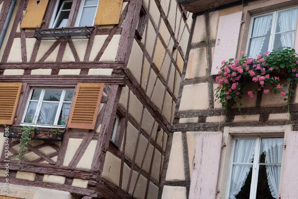 Colmar Alsace. France. Europe. Historcal town. Half-timbered house