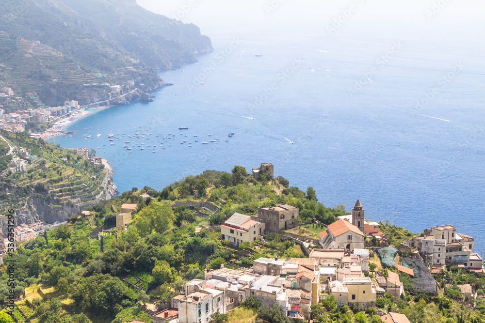 Ravello city on Amalfi coast, Italy