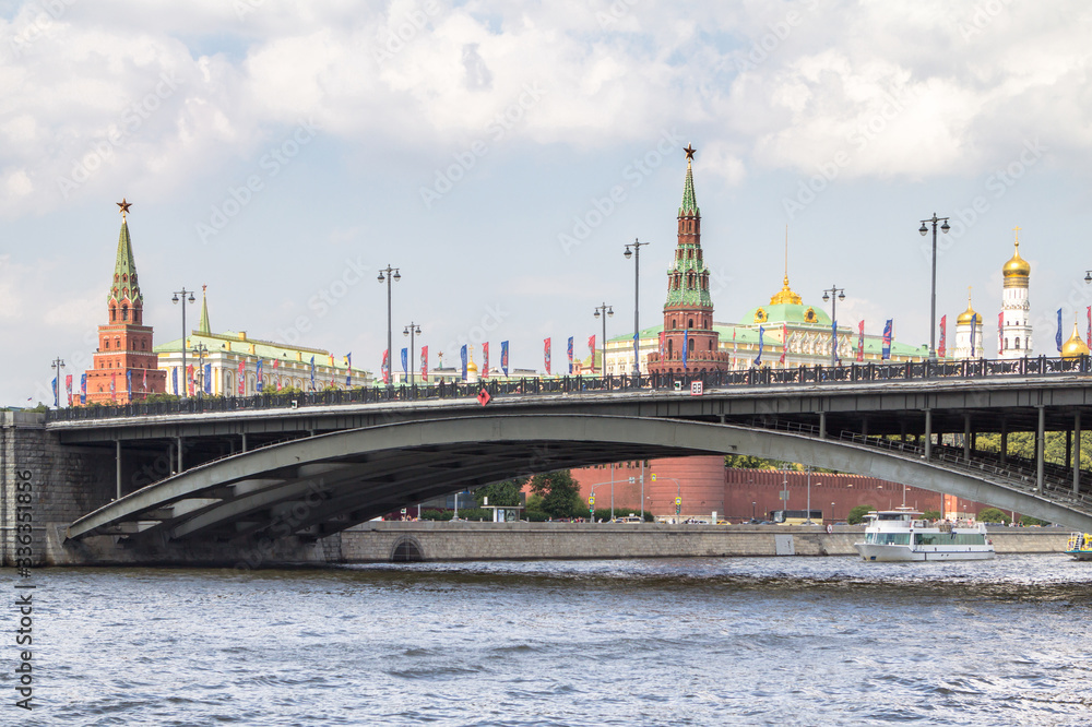 View of the Moscow Kremlin, Russia