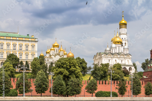 Panorama of the Moscow Kremlin and church