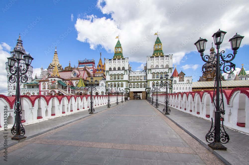 Obraz premium Izmailovsky Kremlin in Moscow, Russia