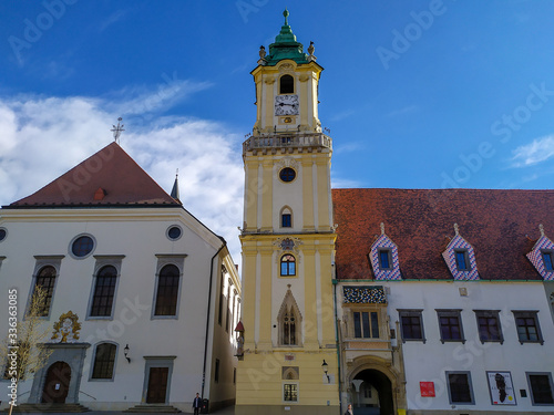 Canvas Print Bratislava is the capital of Slovakia, a beautiful and inexpensive city