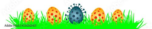 Banner zu Ostern in Zeiten von Covid-19