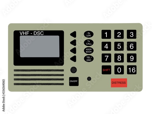 vhf dsc communication equipment for ship photo