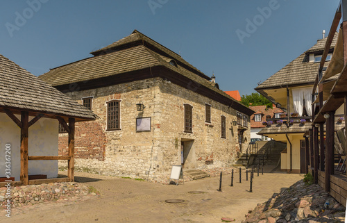 Old town of Kazimierz Dolny at Vistula river - art center of Poland with many paint galleries