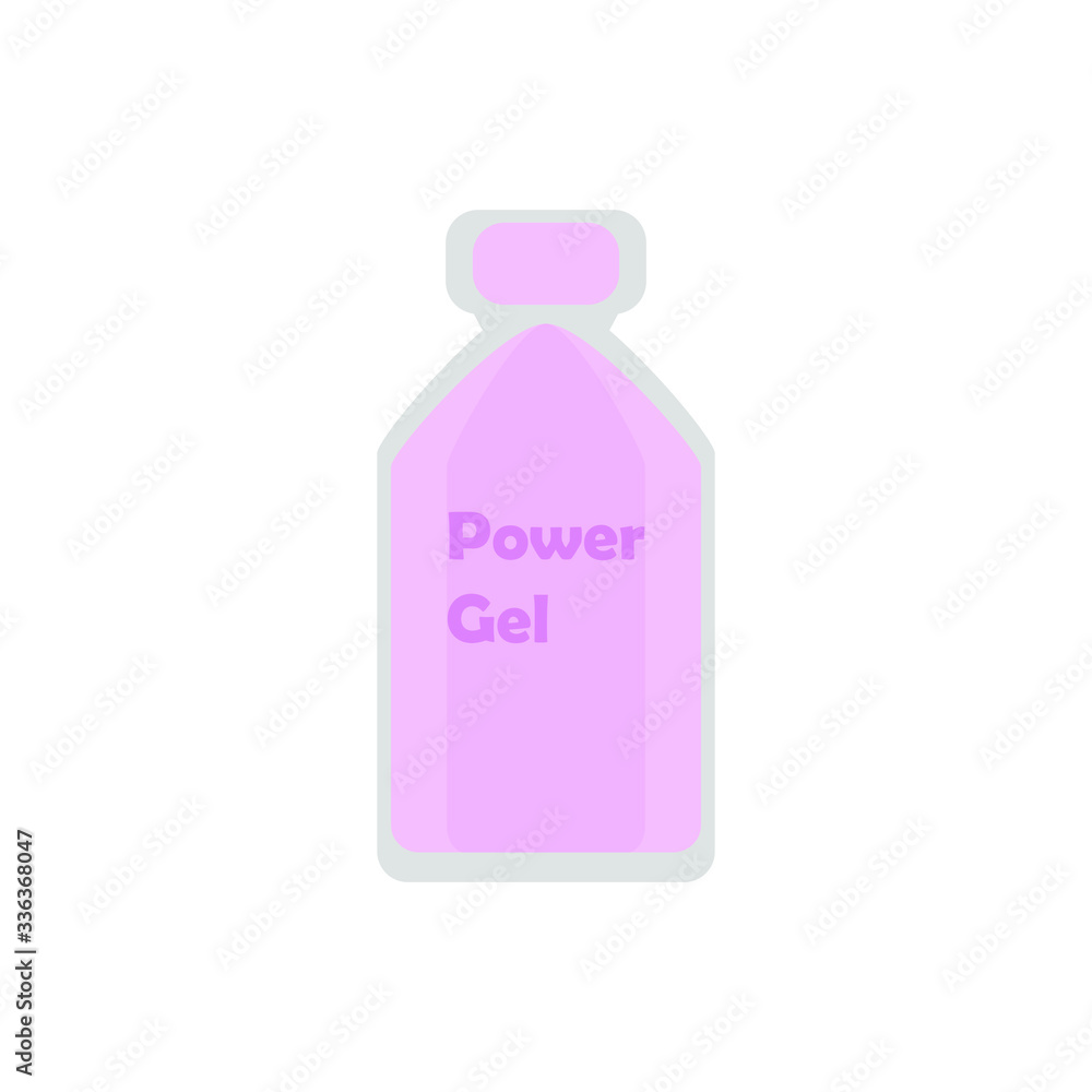 sport energy gel on white background vector sport energy gel on white background vector