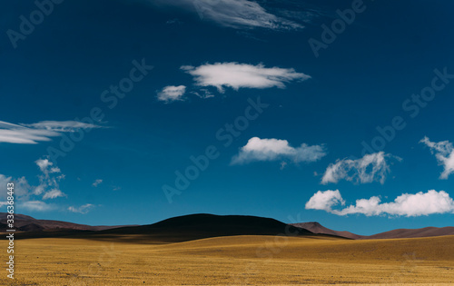 clouds over the mountains