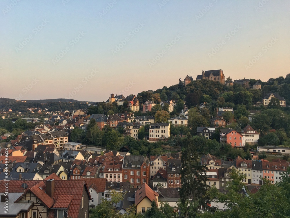 Blick auf Marburg