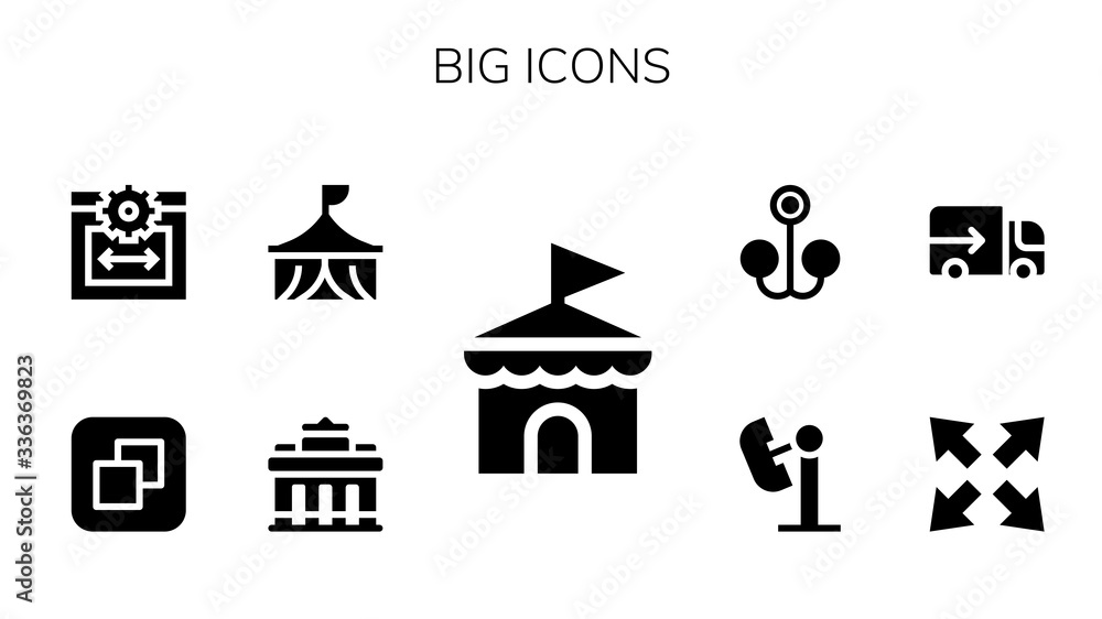Modern Simple Set of big Vector filled Icons Modern Simple Set of big Vector filled Icons