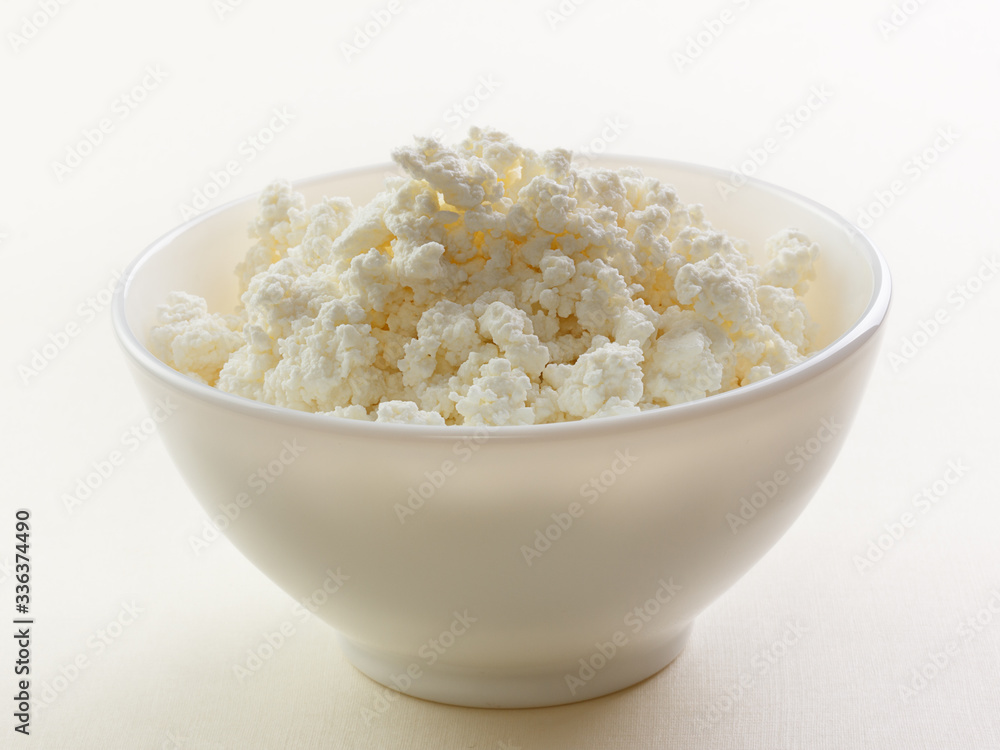 curd in ceramic bowl isolated white background curd in ceramic bowl isolated white background