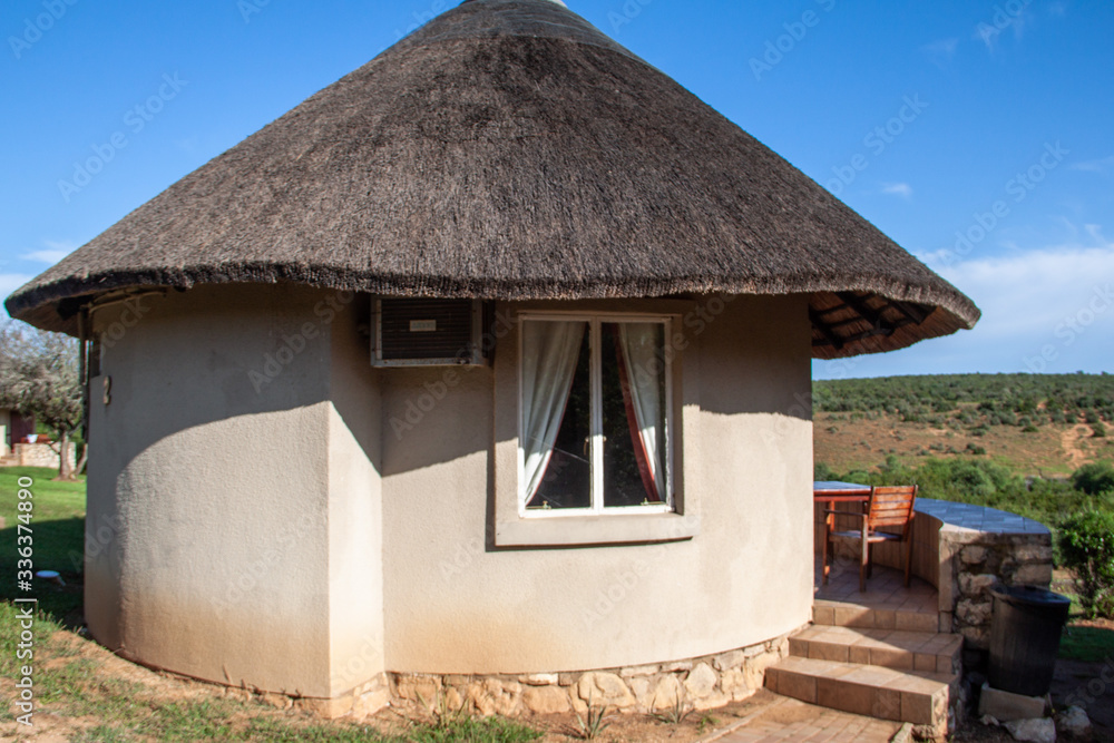 Rondavel Im Addo Elephant Nationalpark In S dafrika Stock Photo Adobe 