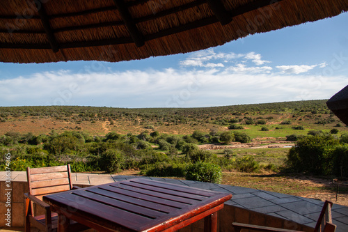 Ausblick vom Rondavel im Addo Elephant Nationalpark in Südafrika