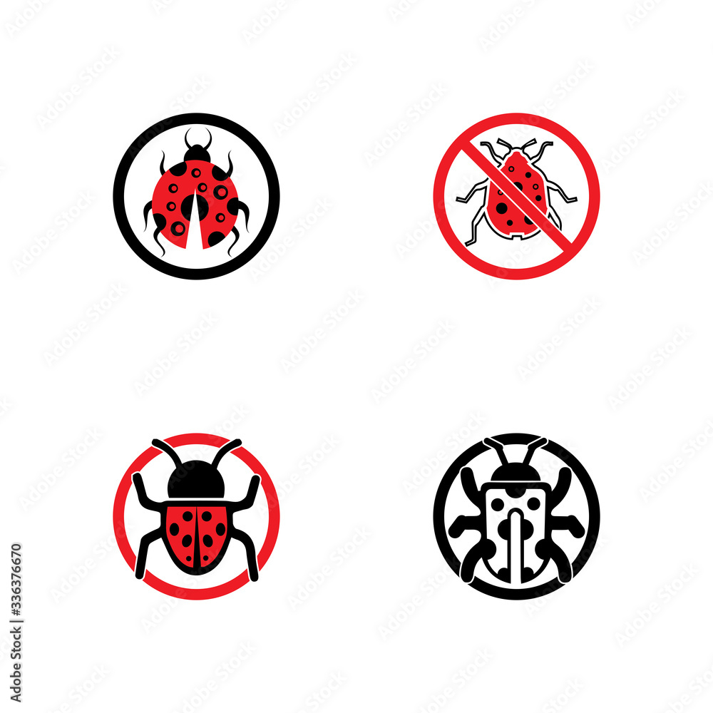 bug vector illustration icon design template bug vector illustration icon design template