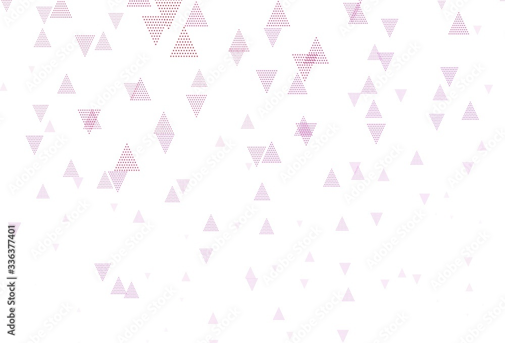 Light Purple, Pink vector texture with triangular style. Light Purple, Pink vector texture with triangular style.