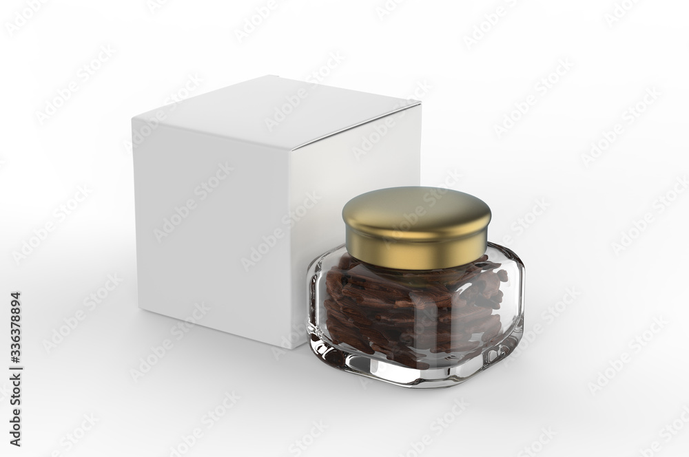 Blank Bakhoor Burn Incense With paper box packaging for branding and