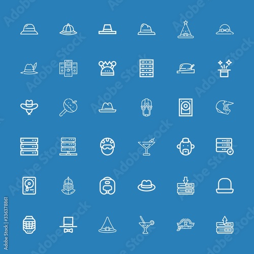 Editable 36 hard icons for web and mobile