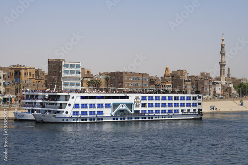 
Nile and city of Esna in Egypt photo