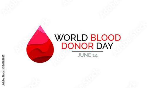 Vector illustration on the theme of World Blood Donor day observed each year on June 14th.