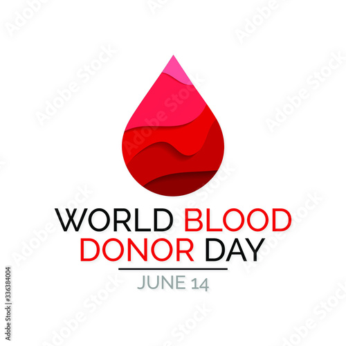 Vector illustration on the theme of World Blood Donor day observed each year on June 14th.