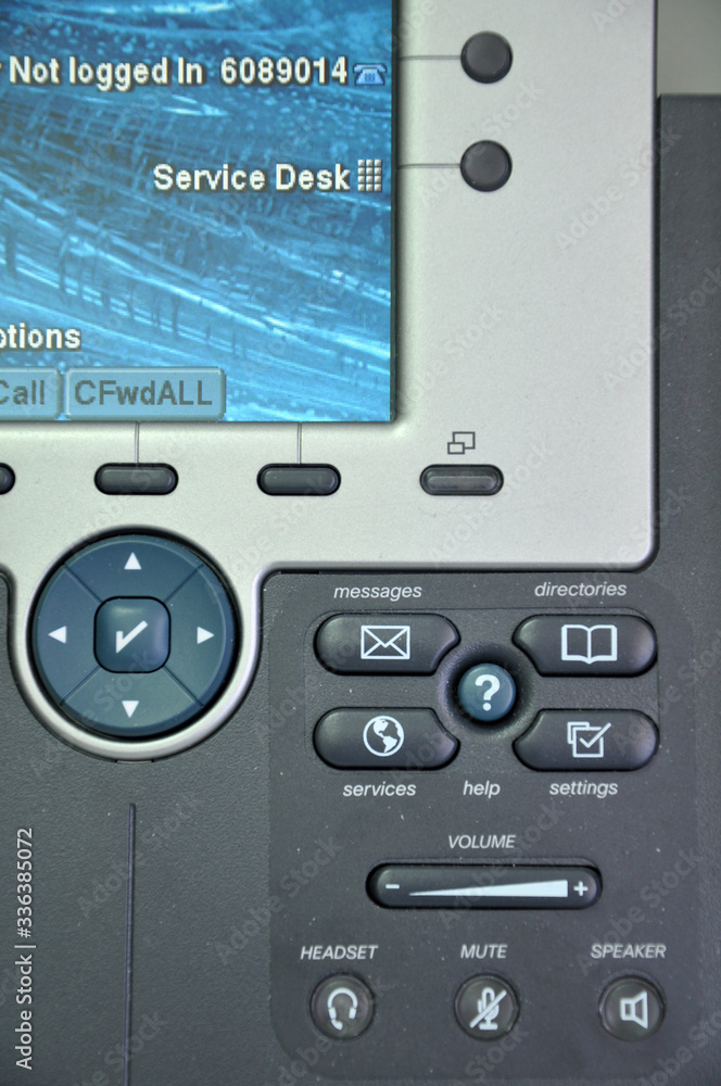 Fototapeta premium The view of IP Phone