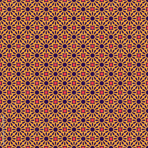 Seamless pattern. Vintage decorative elements