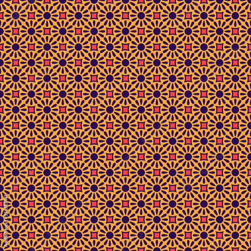 Seamless pattern. Vintage decorative elements