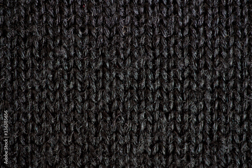black fabric texture background, close up
