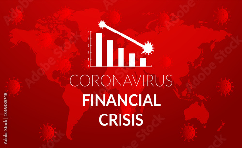 Coronavirus impact global economy downfall crisis