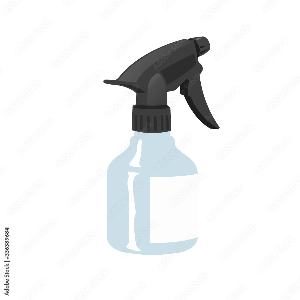 Spray Bottle medical Disinfection Vector Illustration Spray Bottle medical Disinfection Vector Illustration