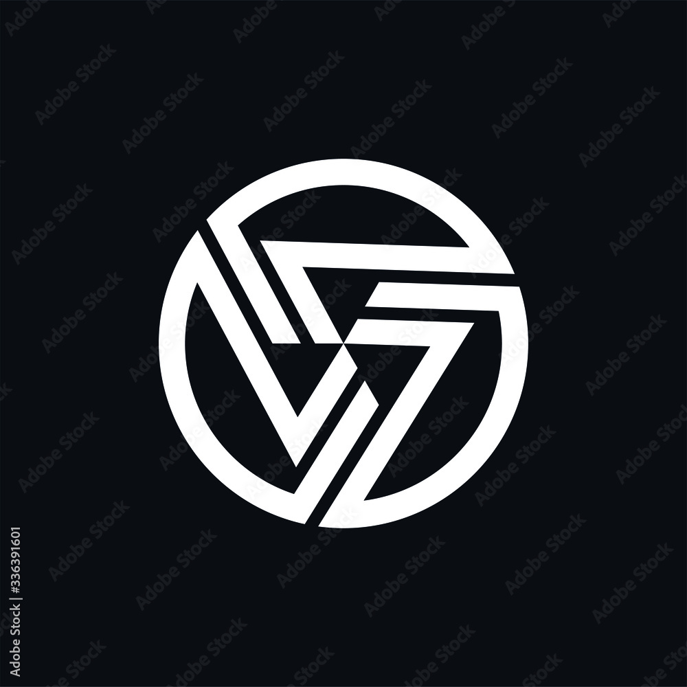 Number 7 Or Seven Logo Template With Geometric Japanese Kamon number-7-or-seven-logo-template-with-geometric-japanese-kamon